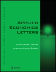 Cover image for Applied Economics Letters, Volume 14, Issue 8, 2007
