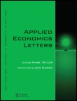 Cover image for Applied Economics Letters, Volume 19, Issue 8, 2012