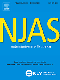 Cover image for NJAS: Impact in Agricultural and Life Sciences, Volume 57, Issue 1, 2009