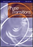 Cover image for Phase Transitions, Volume 8, Issue 4, 1987