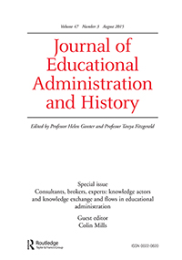 Cover image for Journal of Educational Administration and History, Volume 47, Issue 3, 2015