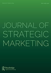 Cover image for Journal of Strategic Marketing, Volume 27, Issue 5, 2019