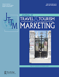 Cover image for Journal of Travel & Tourism Marketing, Volume 36, Issue 7, 2019