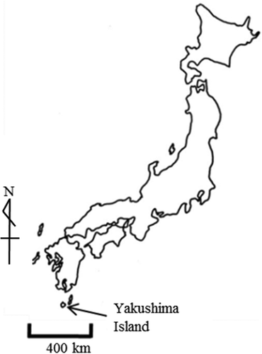 Figure 1. Location of Yakushima Island.