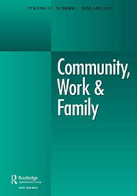 Cover image for Community, Work & Family, Volume 23, Issue 1, 2020