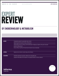 Cover image for Expert Review of Endocrinology & Metabolism, Volume 14, Issue 6, 2019