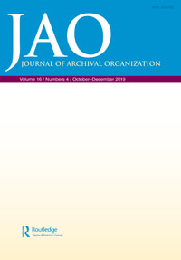 Cover image for Journal of Archival Organization, Volume 16, Issue 4, 2019