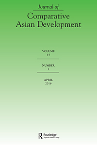 Cover image for Journal of Comparative Asian Development, Volume 15, Issue 1, 2016