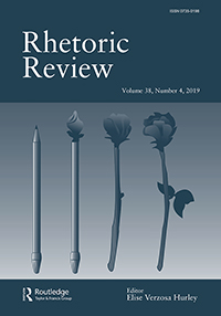 Cover image for Rhetoric Review, Volume 38, Issue 4, 2019