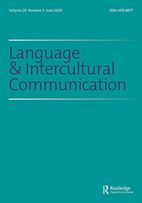 Cover image for Language and Intercultural Communication, Volume 20, Issue 3, 2020