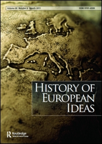 Cover image for History of European Ideas, Volume 41, Issue 4, 2015