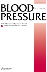 Cover image for Blood Pressure, Volume 31, Issue 1, 2022