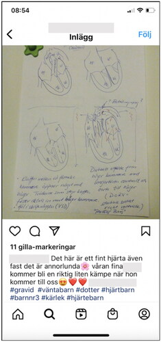 Figure 1. A doctor’s hand-drawn sketch on Instagram