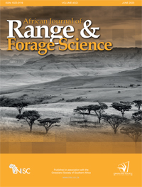 Cover image for African Journal of Range & Forage Science, Volume 40, Issue 2, 2023