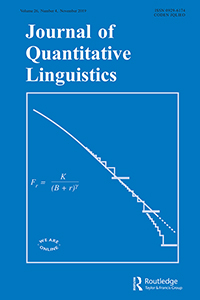 Cover image for Journal of Quantitative Linguistics, Volume 26, Issue 4, 2019