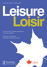 Cover image for Leisure/Loisir, Volume 42, Issue 1, 2018