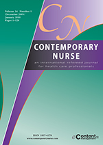 Cover image for Contemporary Nurse, Volume 34, Issue 1, 2010