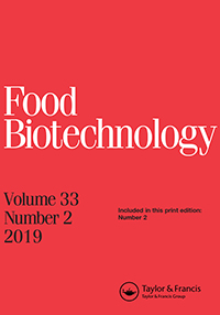 Cover image for Food Biotechnology, Volume 33, Issue 2, 2019