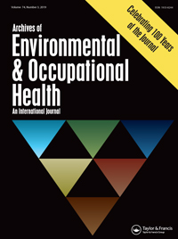 Cover image for Archives of Environmental & Occupational Health, Volume 74, Issue 3, 2019