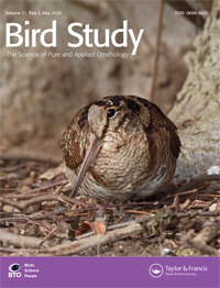 Cover image for Bird Study, Volume 71, Issue 2, 2024