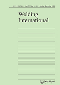 Cover image for Welding International, Volume 35, Issue 10-12, 2021