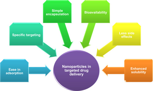 Figure 2 Advantages of nanoparticle-mediated drug delivery.