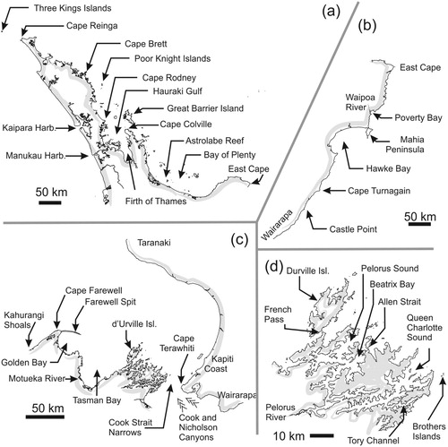 Figure 4. North and central regions as referenced in the text.