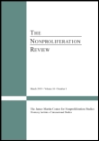 Cover image for The Nonproliferation Review, Volume 3, Issue 3, 1996