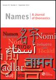 Cover image for Names, Volume 62, Issue 1, 2014