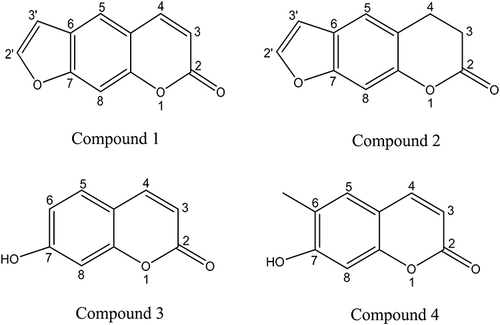 Figure 5 Structures of isolated compounds.
