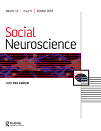 Cover image for Social Neuroscience, Volume 13, Issue 5, 2018