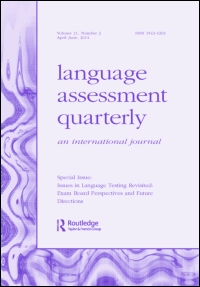 Cover image for Language Assessment Quarterly, Volume 14, Issue 2, 2017