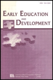 Cover image for Early Education and Development, Volume 24, Issue 6, 2013