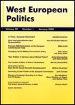 Cover image for West European Politics, Volume 28, Issue 2, 2005