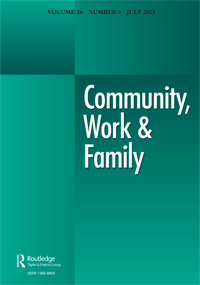 Cover image for Community, Work & Family, Volume 26, Issue 3, 2023