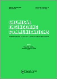 Cover image for Chemical Engineering Communications, Volume 121, Issue 1, 1993