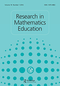 Cover image for Research in Mathematics Education, Volume 18, Issue 1, 2016