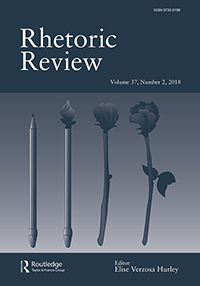 Cover image for Rhetoric Review, Volume 37, Issue 2, 2018