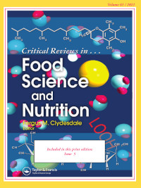 Cover image for Critical Reviews in Food Science and Nutrition, Volume 61, Issue 5, 2021