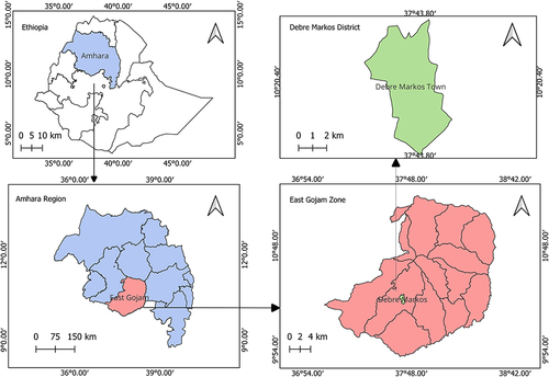 Figure 1 Geographic location of the study area.