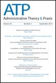 Cover image for Administrative Theory & Praxis, Volume 21, Issue 1, 1999