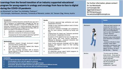 Figure 15. Young experts project poster.