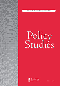 Cover image for Policy Studies, Volume 39, Issue 5, 2018