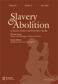 Cover image for Slavery & Abolition, Volume 43, Issue 2, 2022