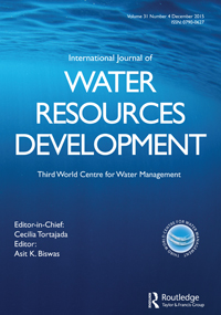 Cover image for International Journal of Water Resources Development, Volume 31, Issue 4, 2015