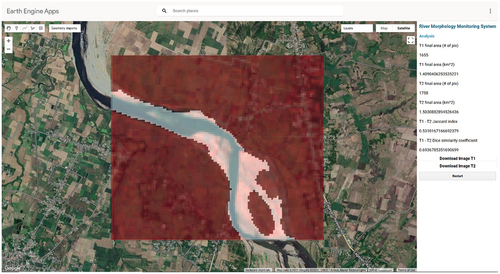 Figure 4. Landsat example from the Itawes Bridge; Chico River.