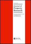 Cover image for Journal of Property Research, Volume 27, Issue 2, 2010