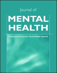 Cover image for Journal of Mental Health, Volume 25, Issue 6, 2016