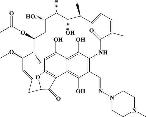 Figure 1. Chemical structure of rifampicin.