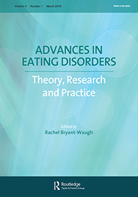Cover image for Advances in Eating Disorders, Volume 4, Issue 1, 2016